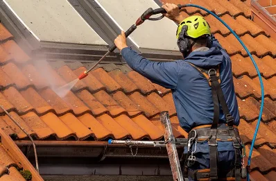 Démoussage et hydrofuge de toiture à Bérig-Vintrange